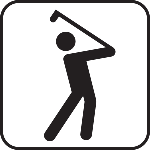 600x600 Golf Course Clip Art Free Vector In Open Office Drawing Svg ( Svg