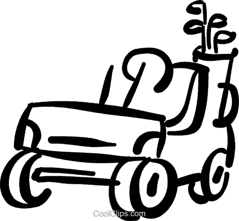 480x444 Golf Cart Royalty Free Vector Clip Art Illustration Vc036944