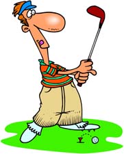 181x225 Cartoon Clipart Golf