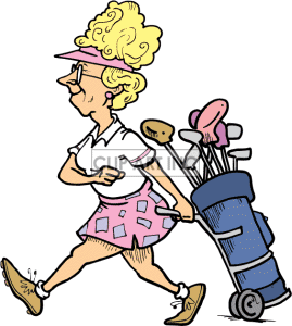 269x300 Cartoon Golf Clipart