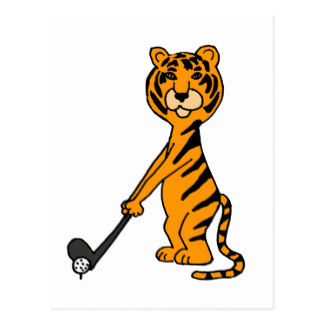 324x324 Golf Cartoon Postcards
