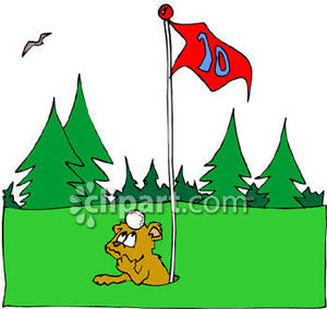 300x284 Gopher On A Golf Course