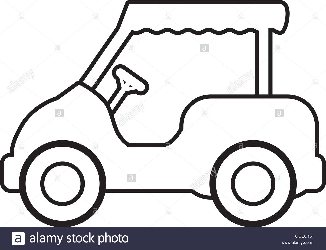 1300x996 Golf Cart Icon. Sport Concept. Vector Graphic Stock Vector Art
