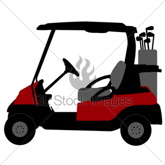325x325 Warning Sign On Golf Cart Caddies Only. Gl Stock Images