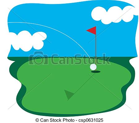 450x399 Golf Course Clip Art