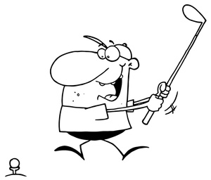 300x256 Golf Clipart Image