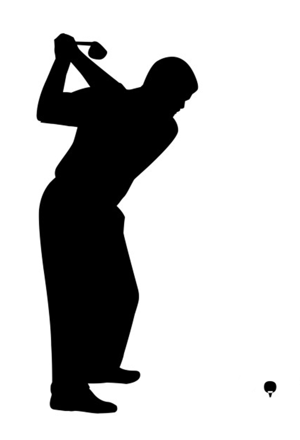 603x886 Golf Clip Art Black And White Free Clipart Images