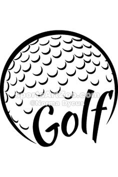 236x354 Free Black And White Golf Clipart