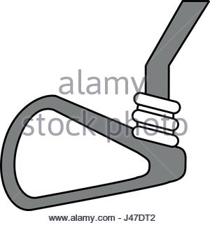 300x322 Color Silhouette Cartoon Golf Club Icon Stock Vector Art