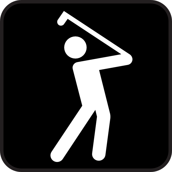 600x600 Golf Course Clip Art Free Vector 4vector