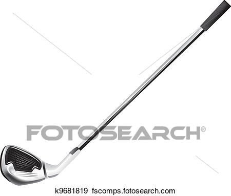 450x383 Clip Art Of Golf Club K9681819