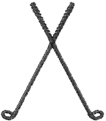 438x500 Crossed Golf Clubs Cliparts 2
