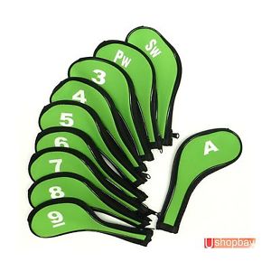 300x300 Golf Club Iron Head Covers Protect X10 Greenlack Zipper Cover