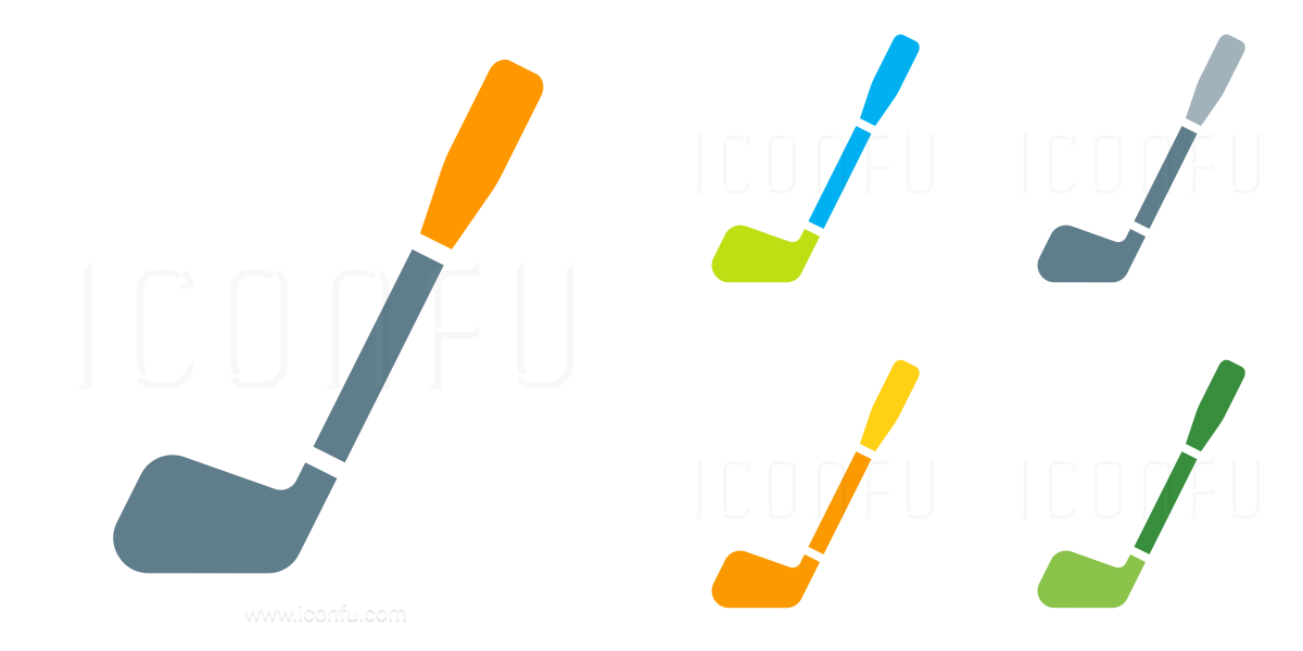 1200x600 Golf Club Iron Icon