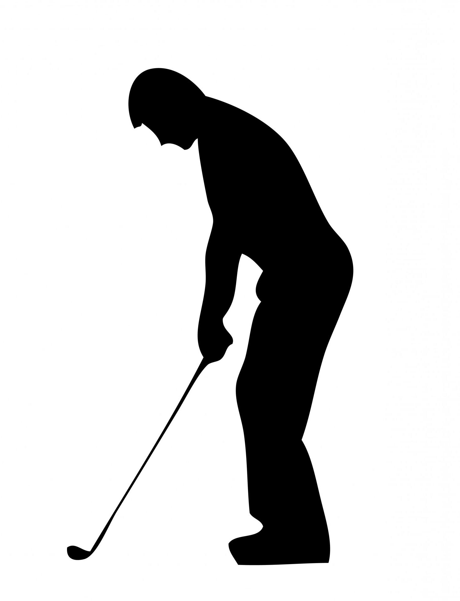 1469x1920 Best 15 Golf Player Silhouette Clipart Images