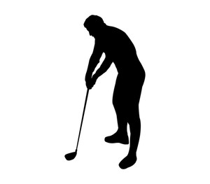 300x263 Symbol Of Golf. Royalty Free Stock Image