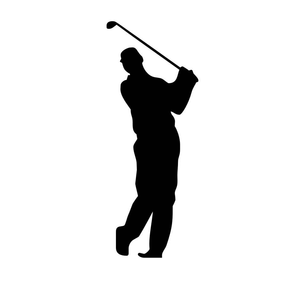 900x900 Dctop Fashionable Modern Vinyl Removable Male Golf Player