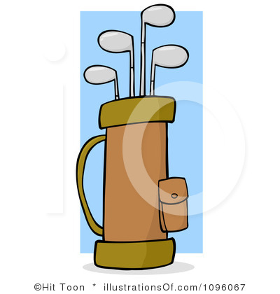 400x420 Free Golf Bag Clipart