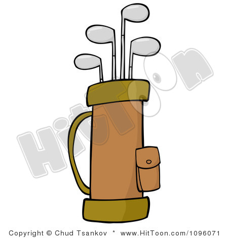 450x470 Golf Bag Clipart