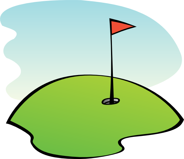 600x517 Golf Course Clipart