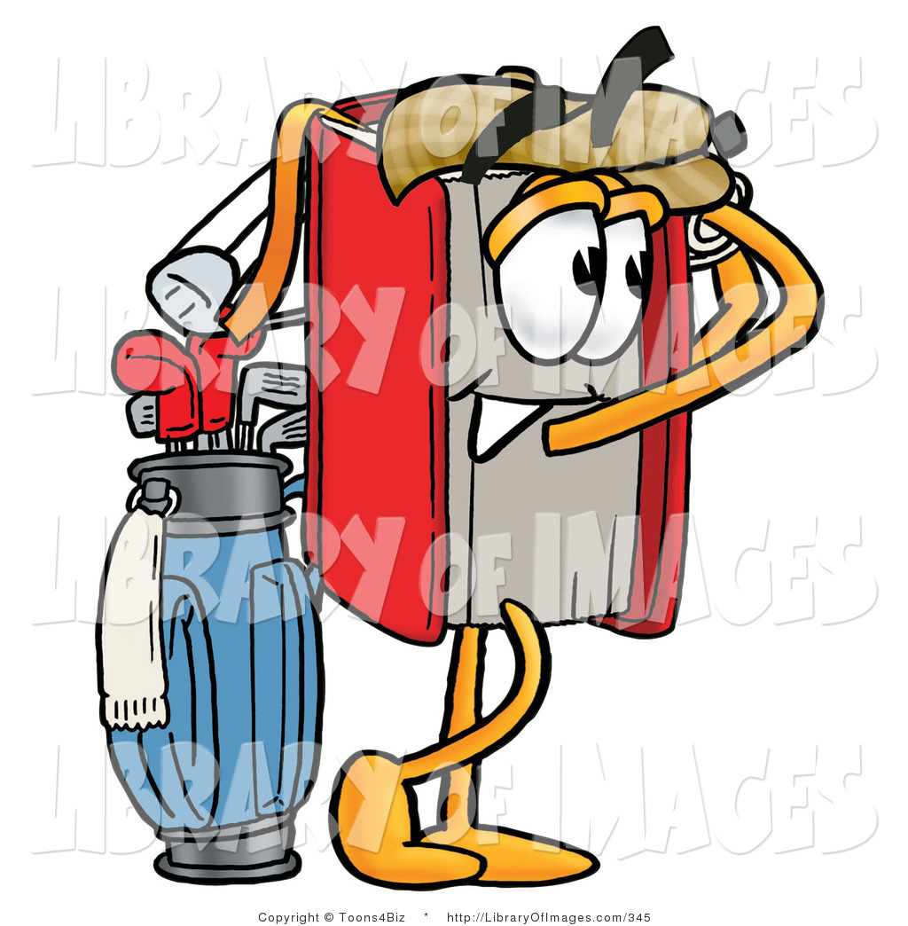 1024x1044 Clip Art Of A Sporty Red Book Mascot Cartoon Character Swinging