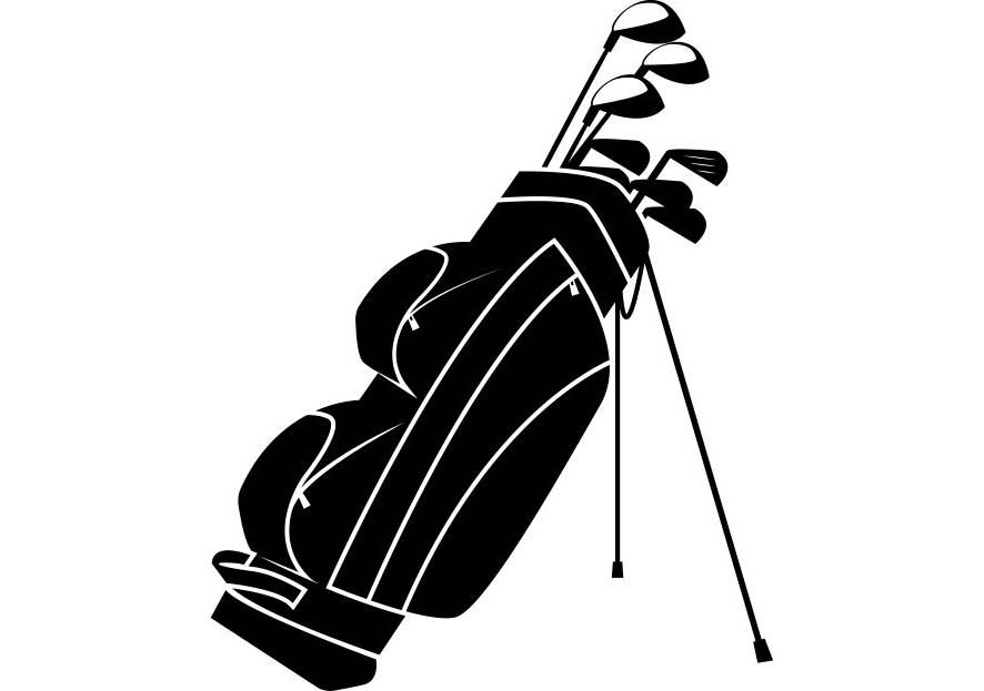 886x623 Golf Club Bag Golfer Golfing Clubs Sports Game Svg Eps Png