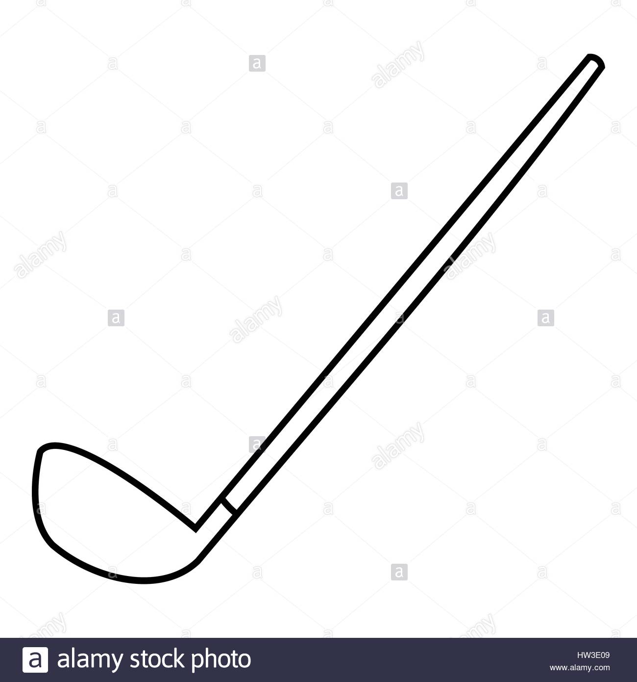 1300x1390 Golf Clubs Icon, Outline Style Stock Vector Art Amp Illustration