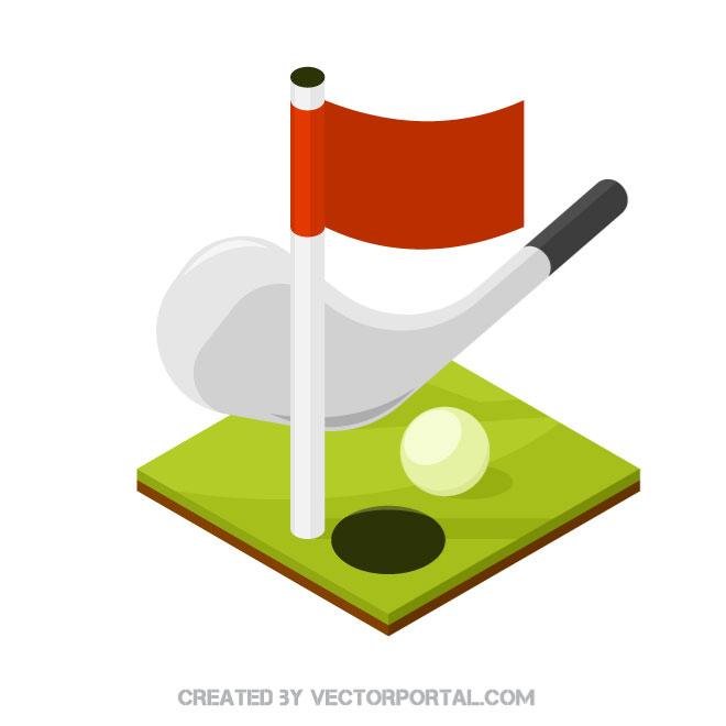 660x660 Golf Club Vector Icon