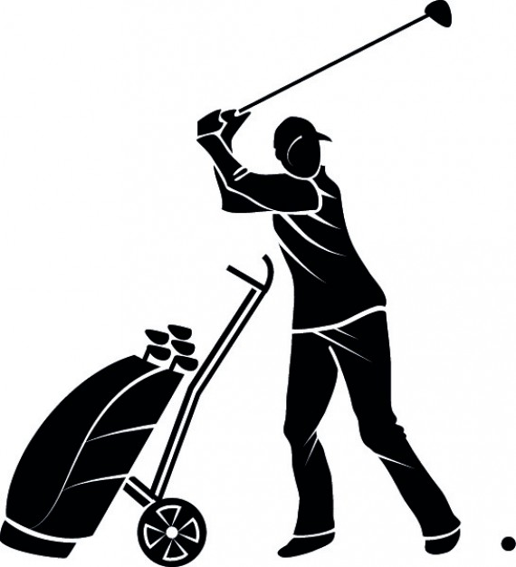 570x626 Golf Player Playing Vector Free Download