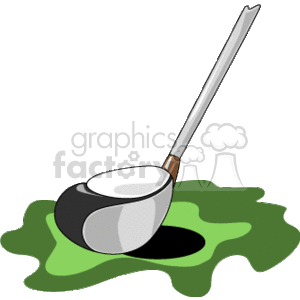 300x300 Royalty Free Golf Club Driver 169197 Vector Clip Art Image