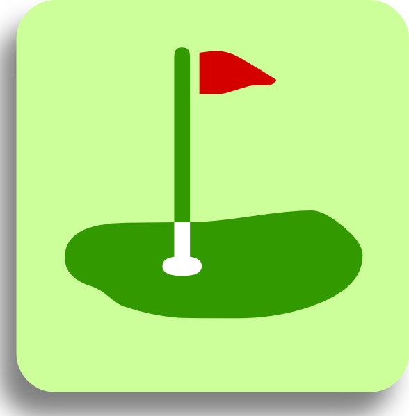 588x599 Golf Clip Art