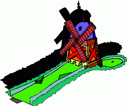 490x411 Golf Course Clipart Windmill