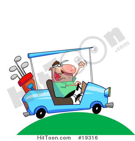 450x470 Golfing Clipart
