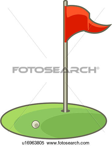 363x470 Flag Clipart Golf Ball