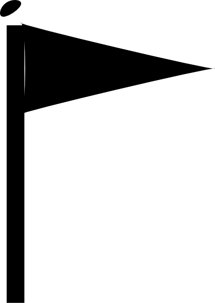 426x599 Golf Flag Clipart