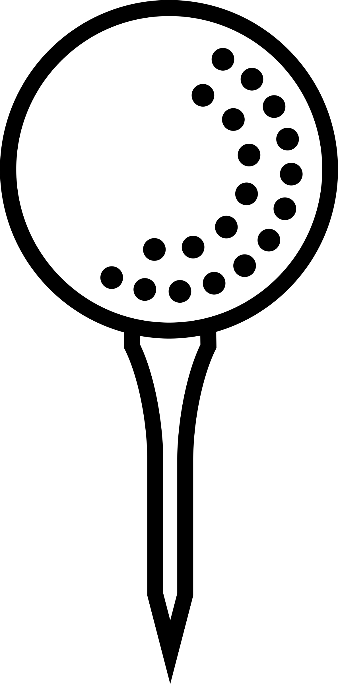 1188x2400 Golf Ball Tee Clip Art Clipart Panda