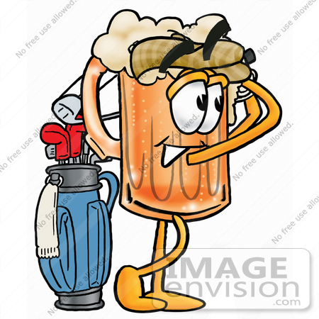 450x450 Clip Art Graphic Of A Frothy Mug Of Beer Or Soda Cartoon Character