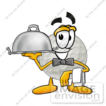 450x450 Cliprt Graphic Of Golf Ball Cartoon Character Dresseds