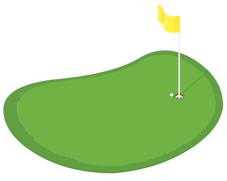 463x370 Golf Course Clipart Putting Green
