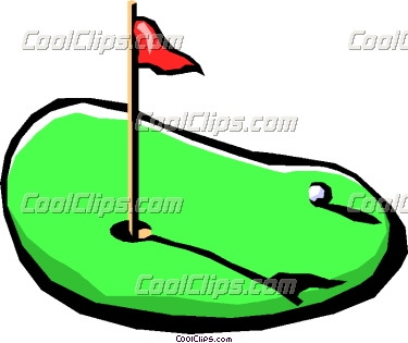 375x315 Golf Putting Green Clip Art Clipart Panda