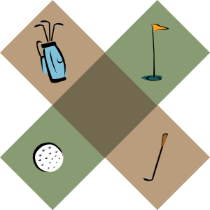 300x300 Golf Symbols Clip Art