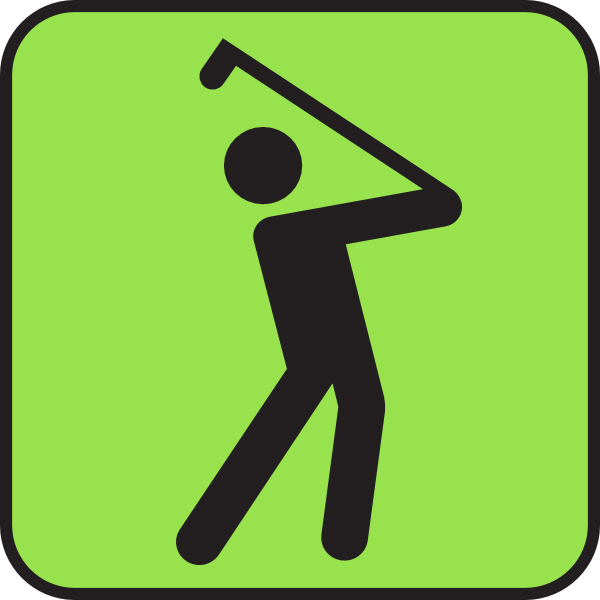 600x600 Green Golf Clip Art