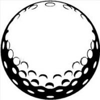 200x200 Golf Ball And Tee Clipart