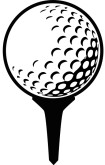 105x165 Golf Tee Clip Art