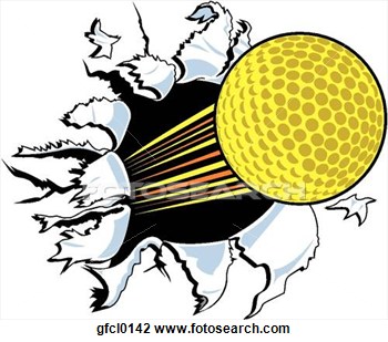 350x309 Golf Ball Clipart Red