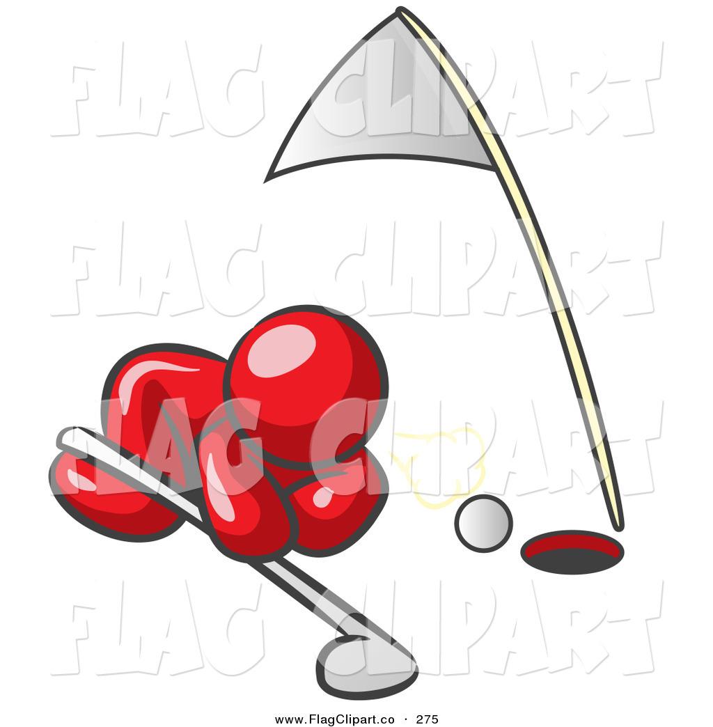 1024x1044 Golf Flags Clipart