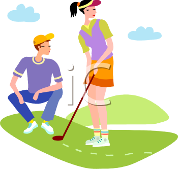 350x333 Girl Playing Golf Golf Clipart, Explore Pictures