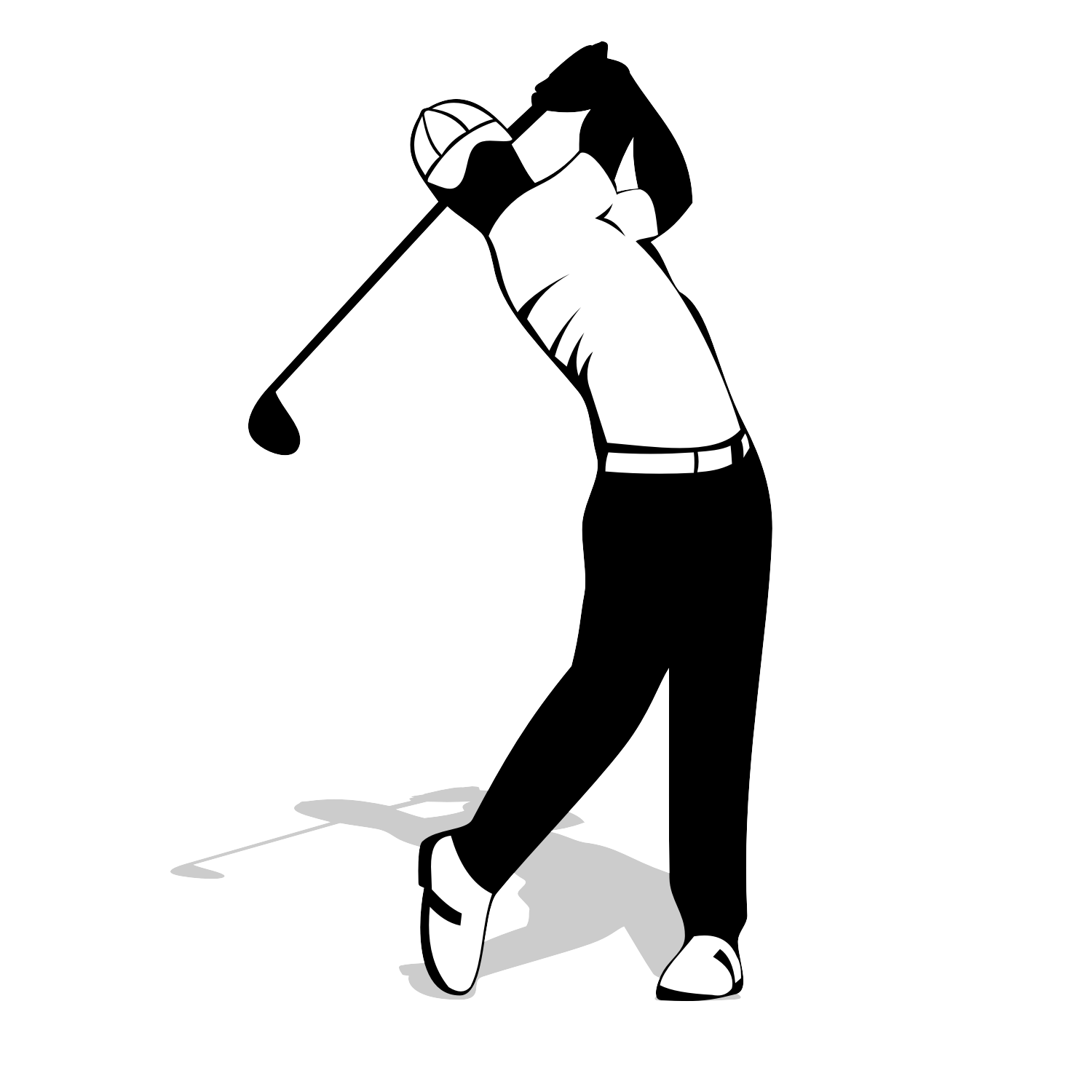1500x1500 Golf Course Clipart Golf Swing