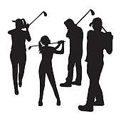 170x170 Golf Putting Clip Art Black And White Clipart Panda