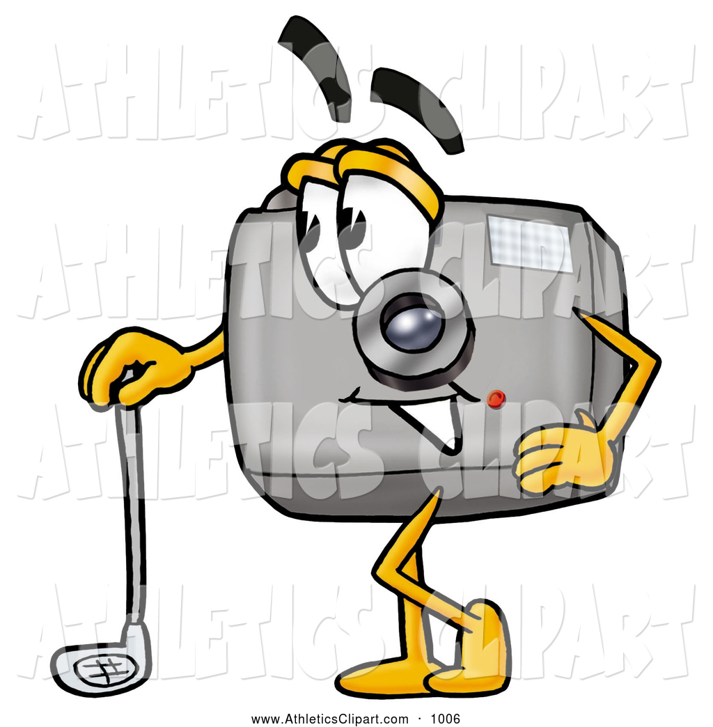 1024x1044 Clip Art Of A Friendly Camera Mascot Cartoon Character Leaning